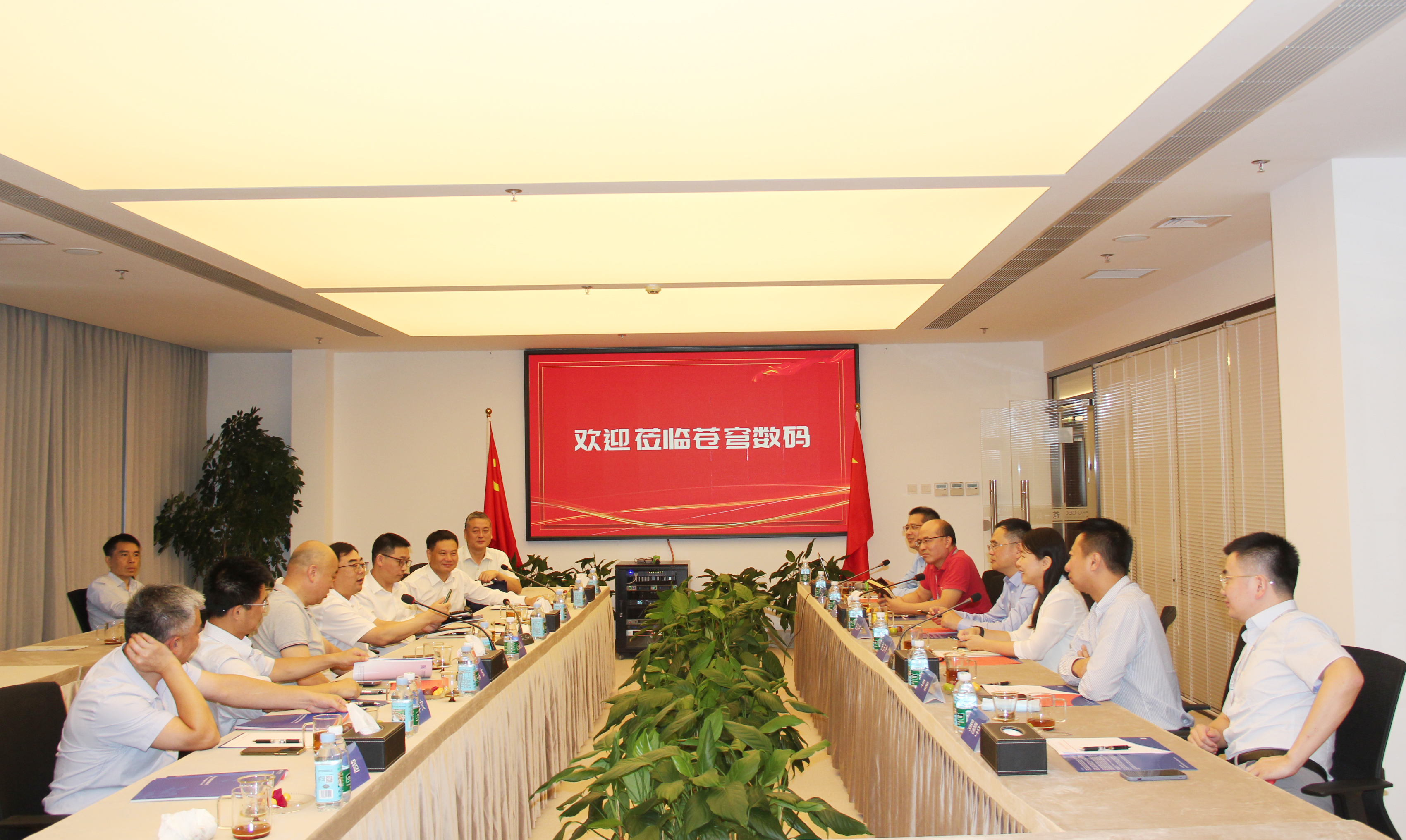 合肥市政府副市長、黨組成員朱勝利一行調(diào)研蒼穹數(shù)碼